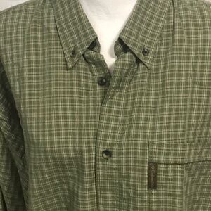 Columbia Green Casual Button Down Shirt